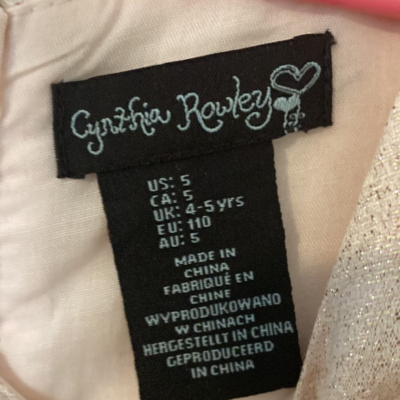 Cynthia Rowley, girls pink formal dress - Picture 3 of 6